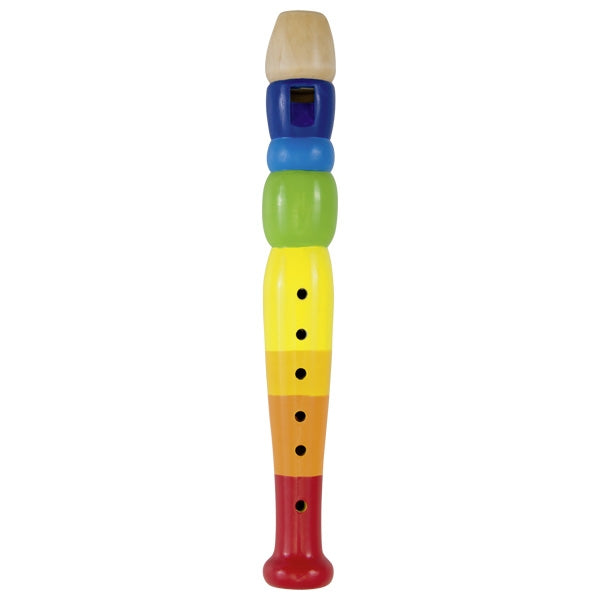 Rainbow Wooden Flute 