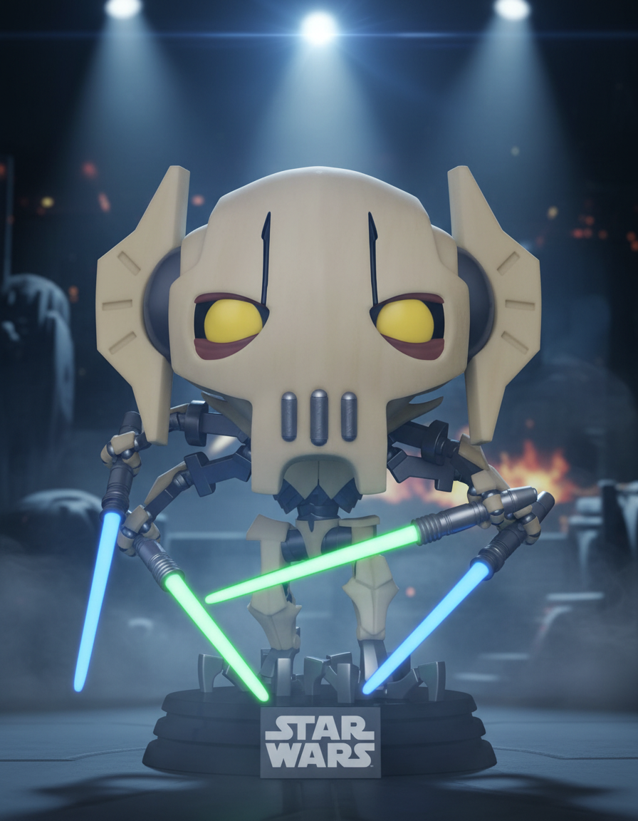 Pop! Général Grievous avec Sabres Laser