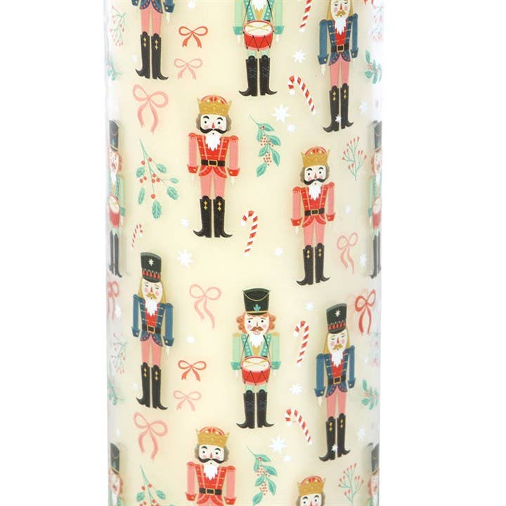 Christmas Spice Scented Candle - Nutcracker Design