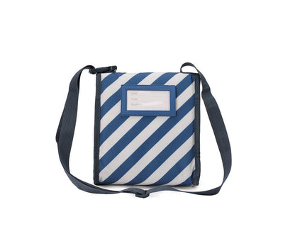 Insulated Snack Bag Stripes Blues & Beyond