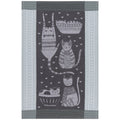 Torchon en Jacquard Purr Party