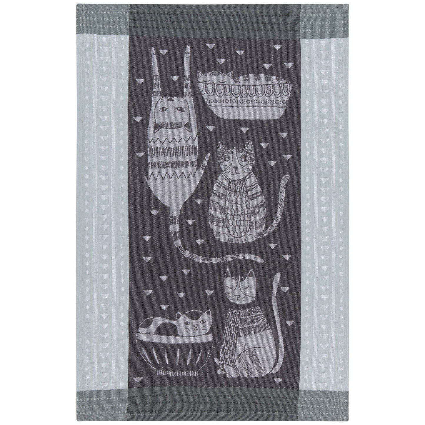 Purr Party jacquard theedoek