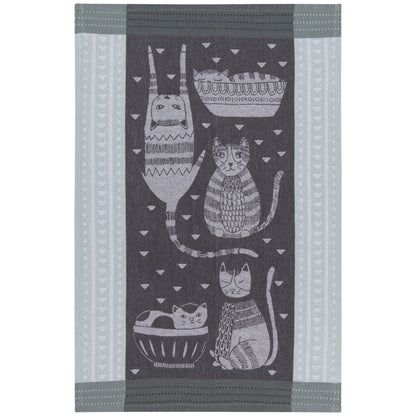 Purr Party jacquard theedoek