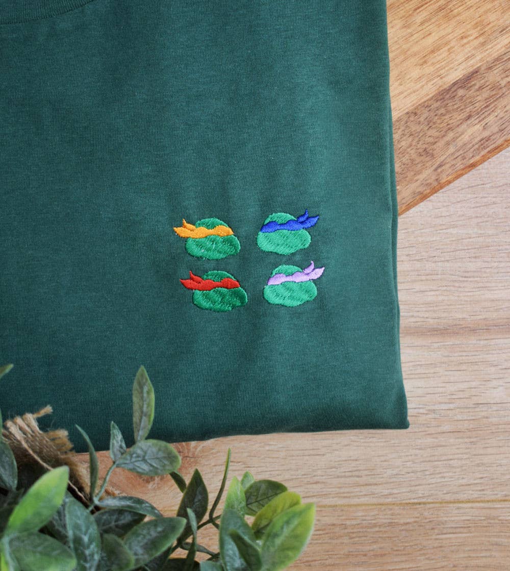 t shirt brode cowabunga juste un t shirt