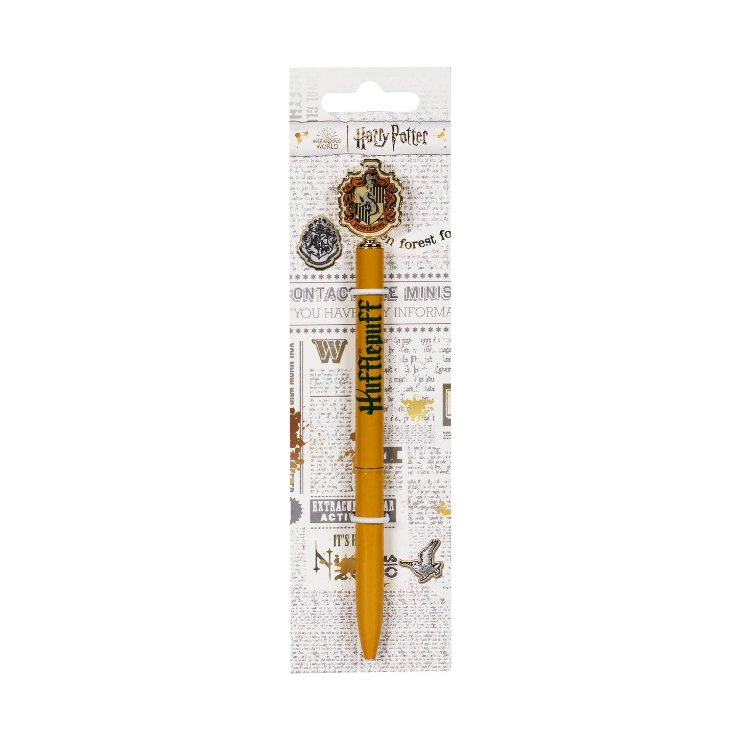Harry Potter 2D Metal Ballpoint Pen - Hufflepuff