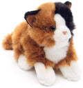 Peluche Chat Calico Couché