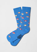BeJapan Sushi - Chaussettes 100 % coton biologique: Bleu / 36/40
