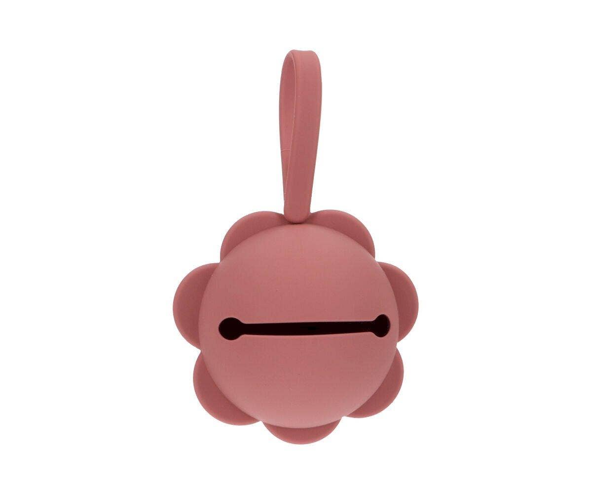 Silicone Brick Flower Pacifier Holder