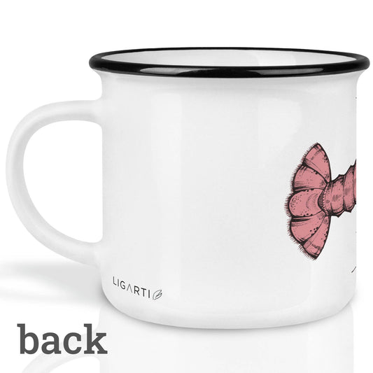 Ceramic mug with lobster