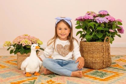 White Duck Plush Toy