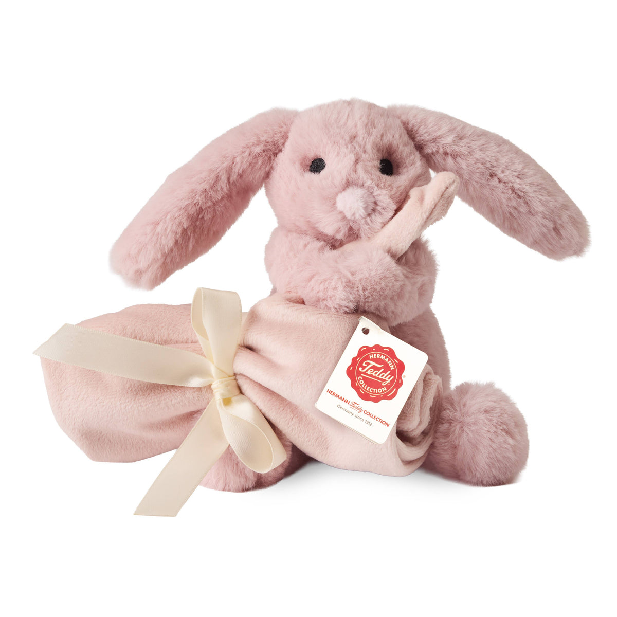 Peluche Lapin Rose avec Doudou – 15 cm
