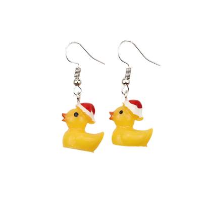 Duck earrings