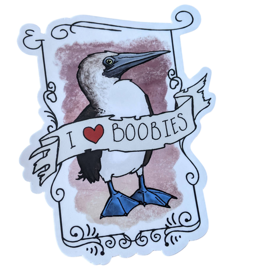 I Love Crazy People Sticker