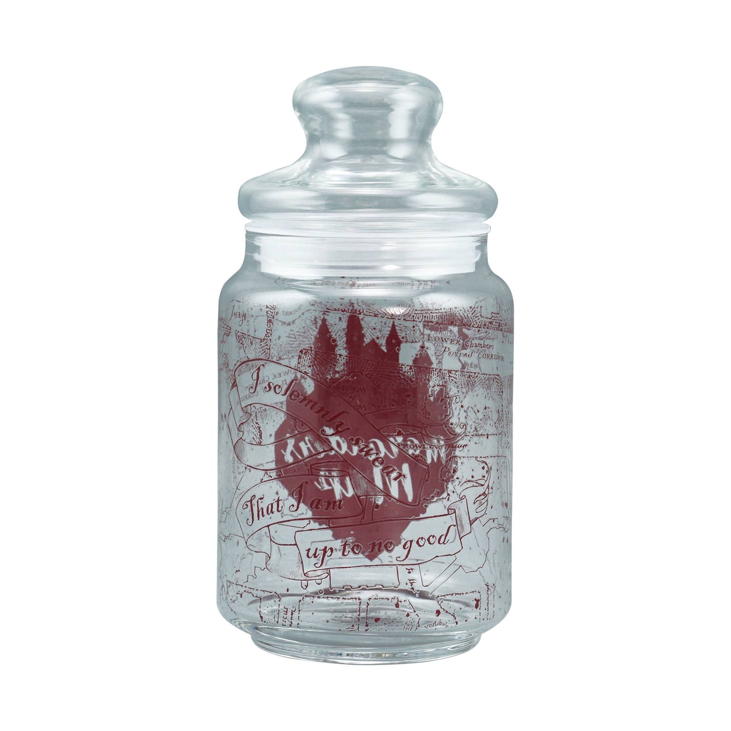 Glass Sweet Jar (750ml) - Harry Potter (Marauder's Map)