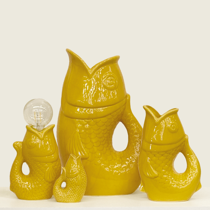 Saffron LED fish decoration, battery operated L13.5 D8.2 H27cm