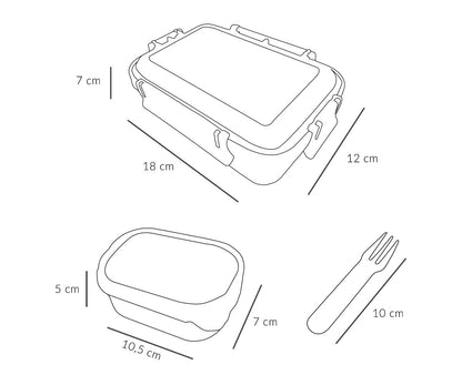 Magical Forest Bento Lunch Box