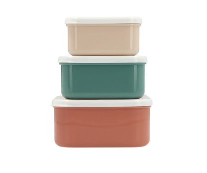 3 Geometric Nature Lunch Boxes