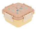 Grote lunchbox met grappige letters