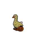 Witte Eend Mummie Halloween Speld