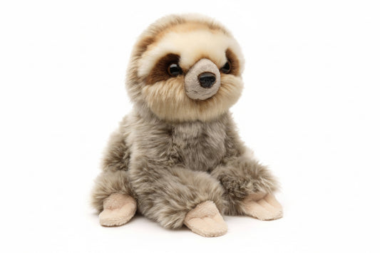 Pluche zittende luiaard