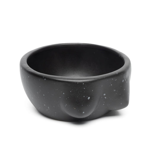 Tits Bol Noir Peint à la Main Helio Ferretti Vue 2