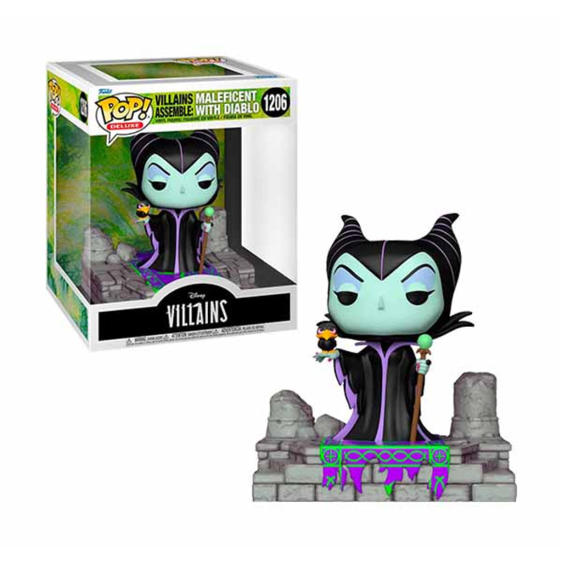 Maleficent with Diablo