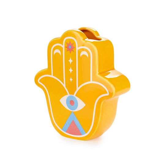 Lucky Hand yellow vase