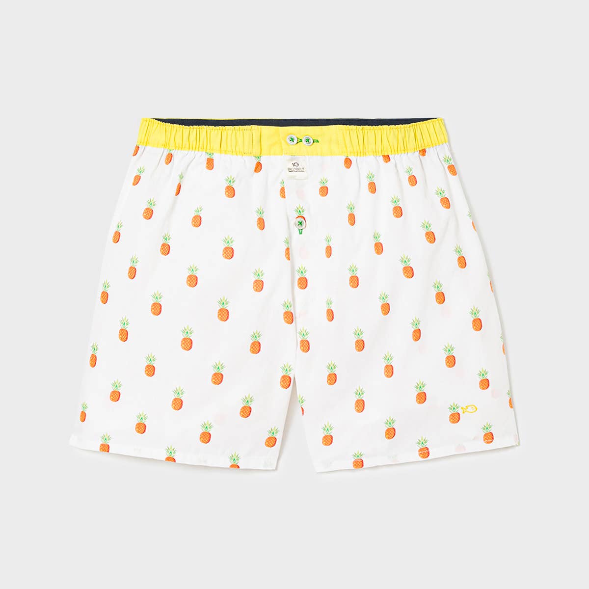 Boxershorts met ananasprint van 100% biologisch katoen