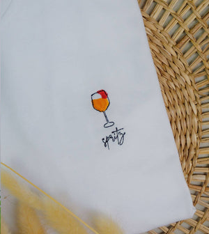 T-Shirt Brodé Cocktail Spritz