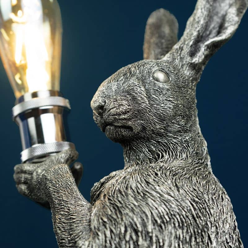 Lampe de table Lapin Meister Lampe, Argent