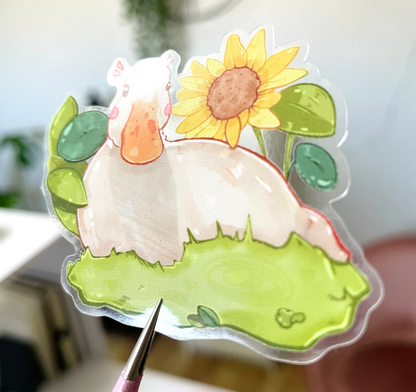 Spring Duck Sticker