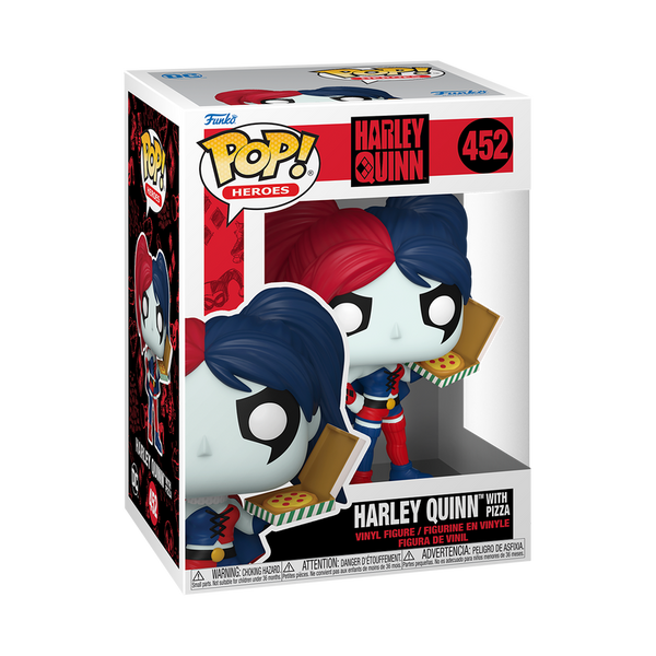 Funko Harley Quinn avec pizza