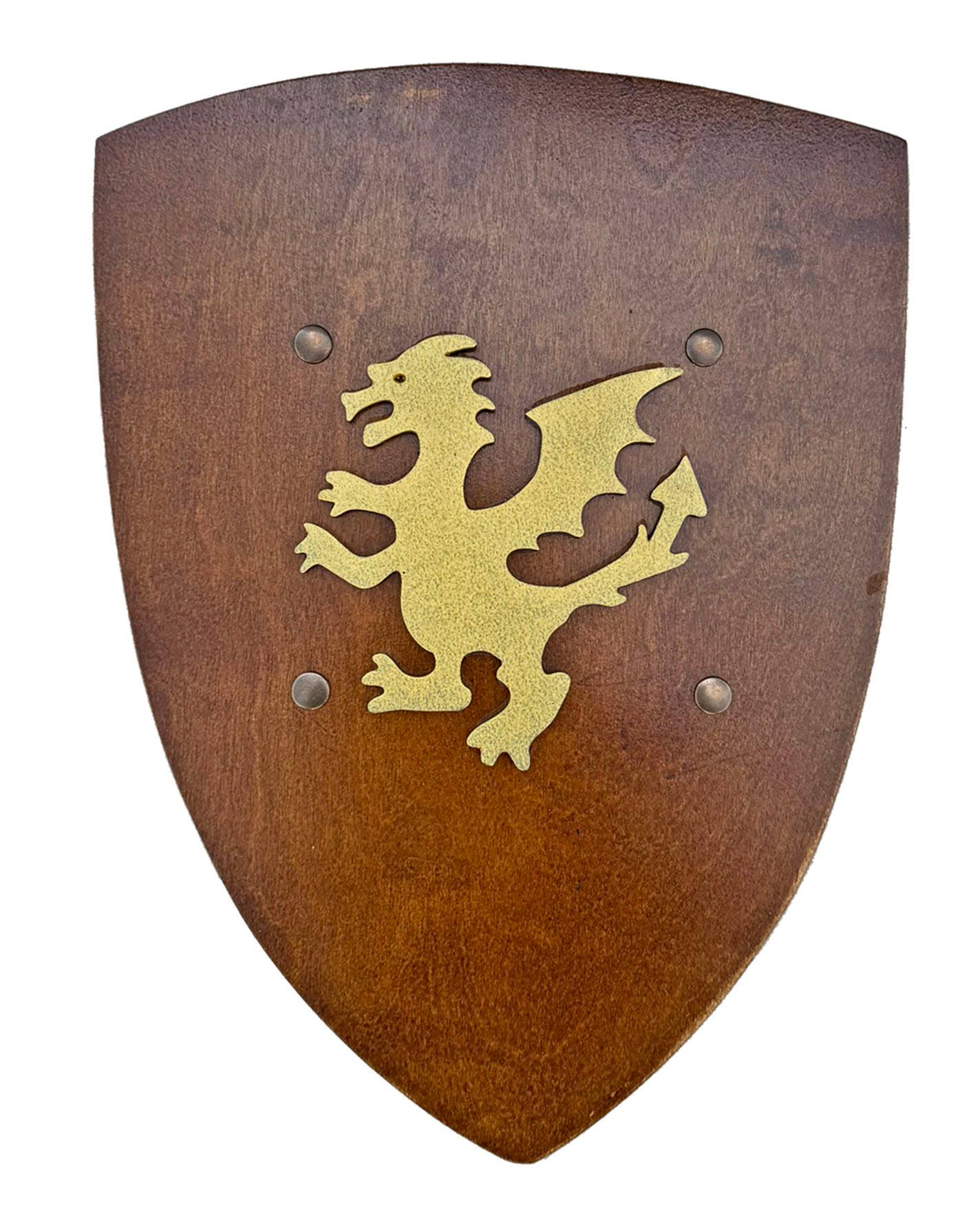 BOUCLIER RUSTIK AVEC DRAGON L - KALID MEDIEVAL