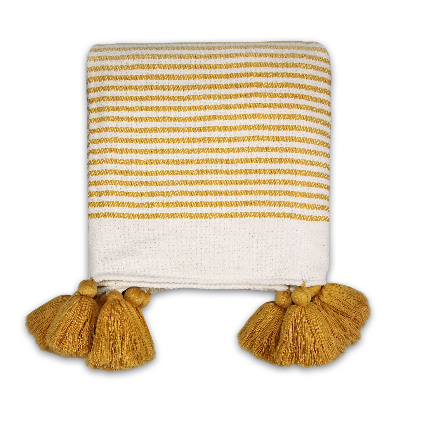 Yellow Stripe Plaid – 125 x 150 cm