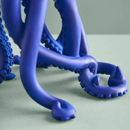 Baby Otto de Octopus Tafellamp, Blauwe Hars, 15,5 x 13,5 cm