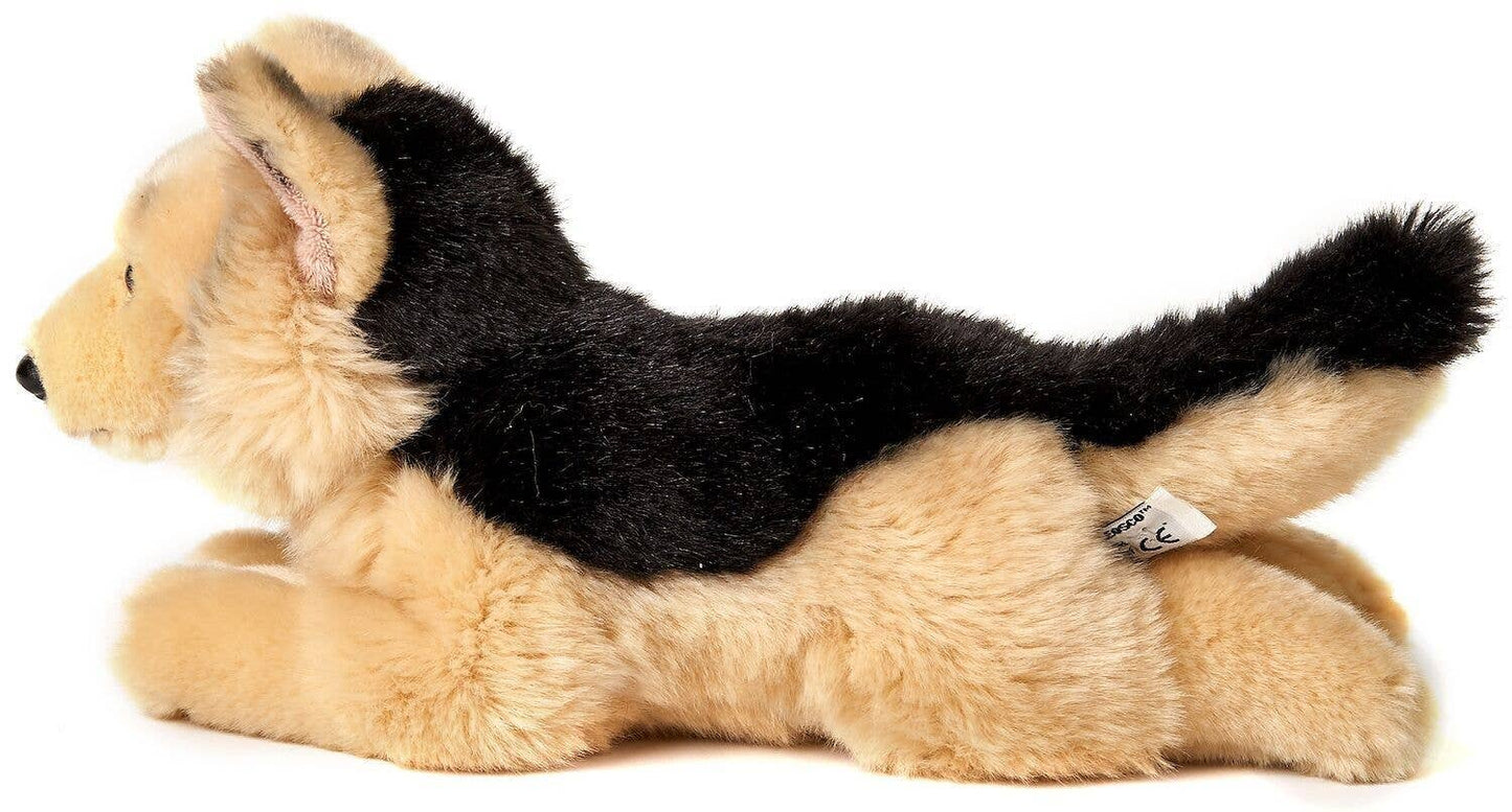 Peluche Berger allemand, couché