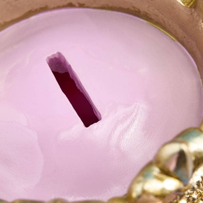 Porky Mr. Krone Money Box, Pink Poly, 34 x 24 x 28 cm