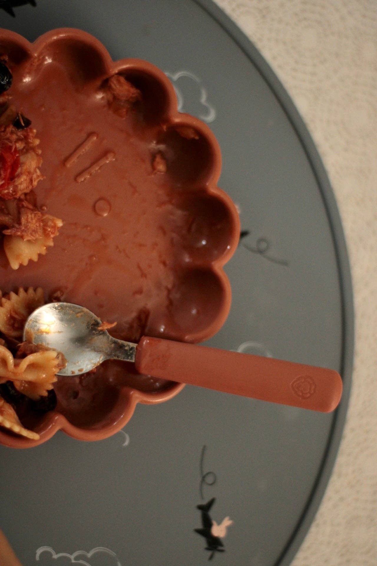 Camel and chestnut cutlery set (fork/spoon/knife)