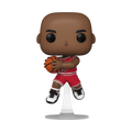 Pop! Michael Jordan in een shirt maat 45.