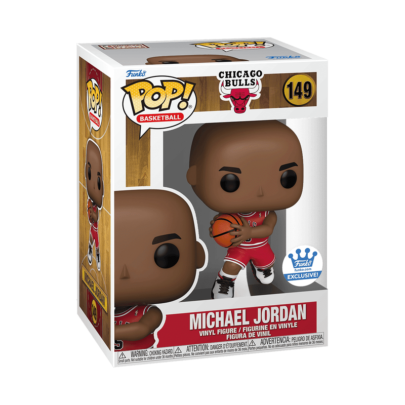 Pop! Michael Jordan in een shirt maat 45.