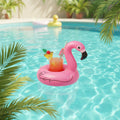 Opblaasbare flamingo bekerhouder