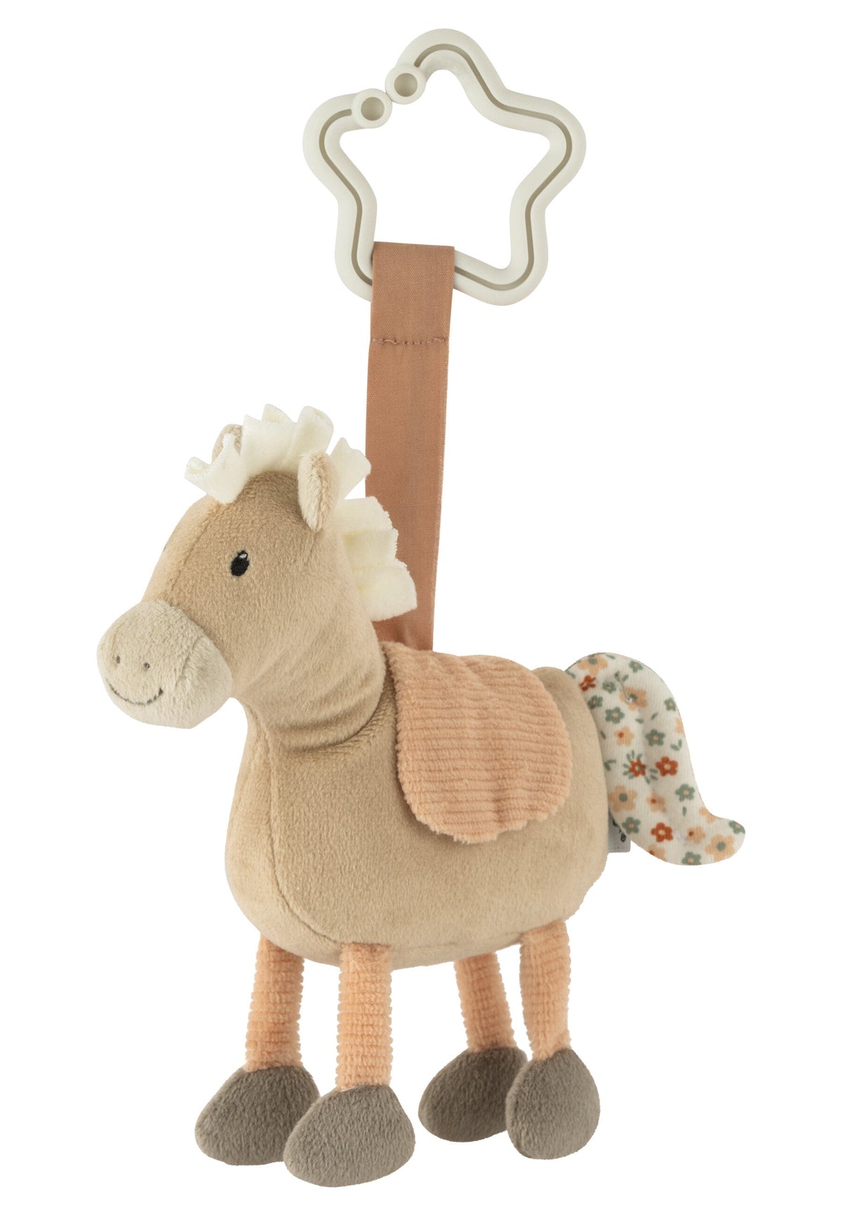 Jouet à suspendre Cheval Sunny avec hochet - 24 cm