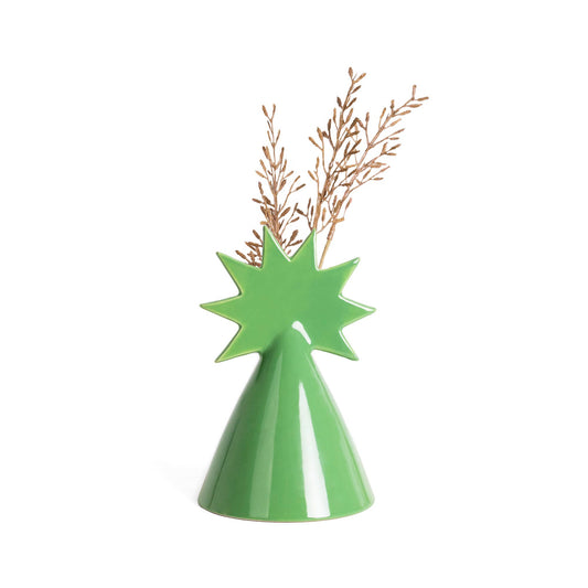 Vase Étoile Polaire Verte Helio Ferretti Vue 2