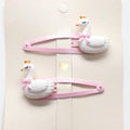 Duo Barrettes Queens Swans