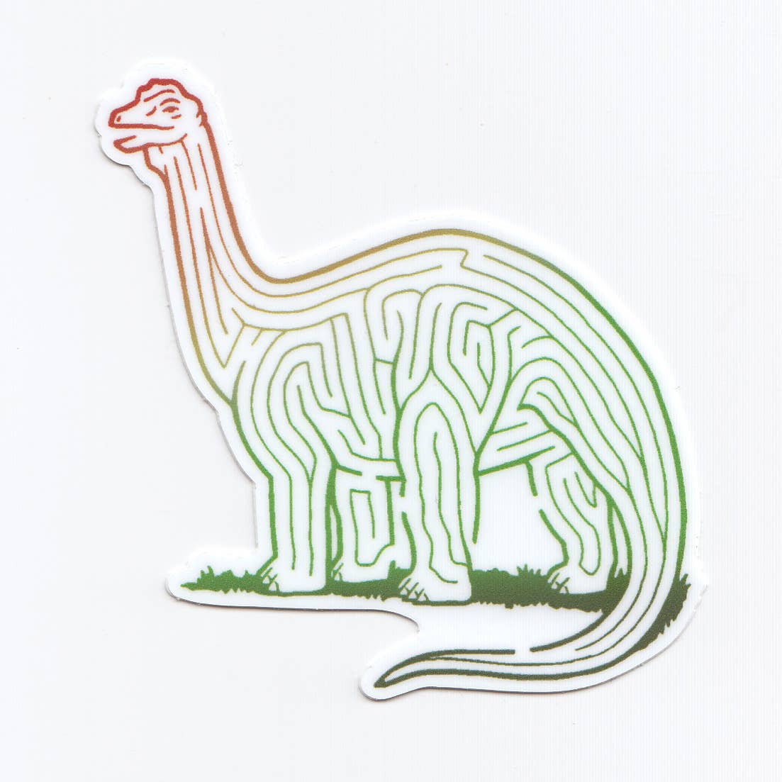 Dinosaur Maze Sticker