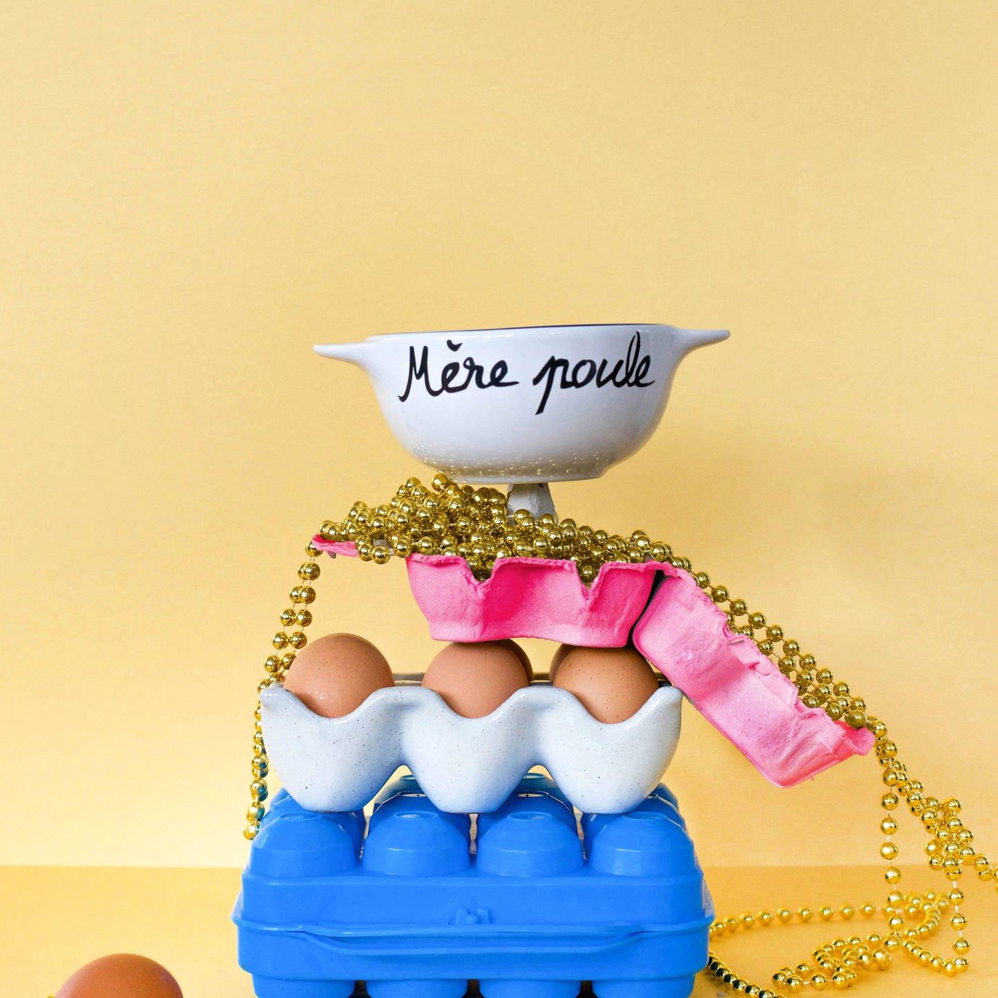 Breton bowl mother hen