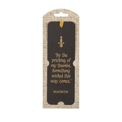Shakespeare Macbeth paper bookmark