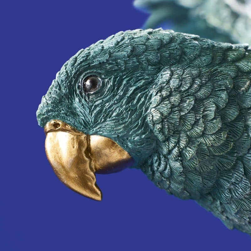Turquoise Parrot Ceiling Light