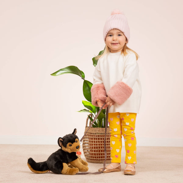 Peluche Chiot Berger Allemand Assis - Teddy Hermann