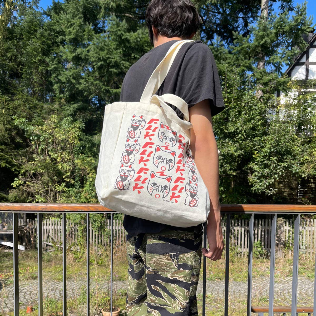 Tote Bag “Fuck you - Maneki Neko”